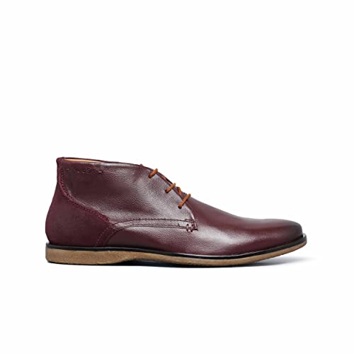 Ruosh The Venice Men Burgundy Ankle Chukka Boot - Image 4