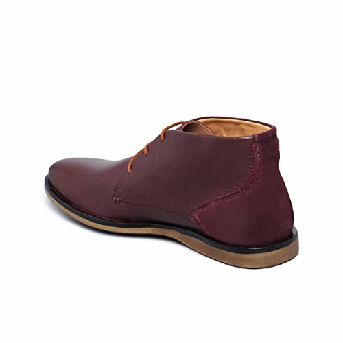 Ruosh The Venice Men Burgundy Ankle Chukka Boot - Image 3