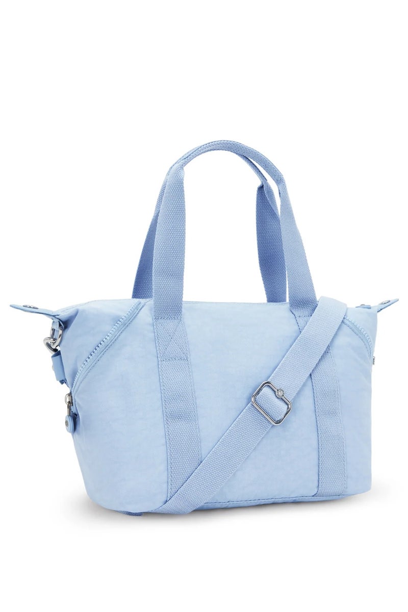 كيبلينغ حقيبة يد نسائية صغيرة بتصميم فني مع حزام كتف قابل للإزالة - أزرق سماوي غائم - Image 2