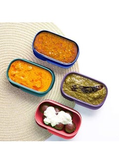 Tupperware Tupperware Plastic My Lunch Inner Container 4Pc (Multicolour), 120Ml  - Image 2