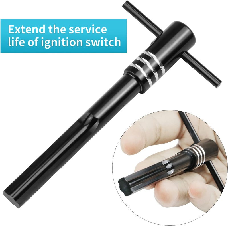 Kujunpao Ignition Switch Housing Alignment Tool Work fit for Harley Touring Models 2003-2013(Black) - Image 3
