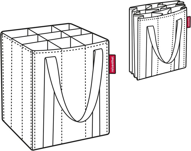 reisenthel Black Bottle Bag with Nine Compartments for 0.75-Litre Bottles - Image 3