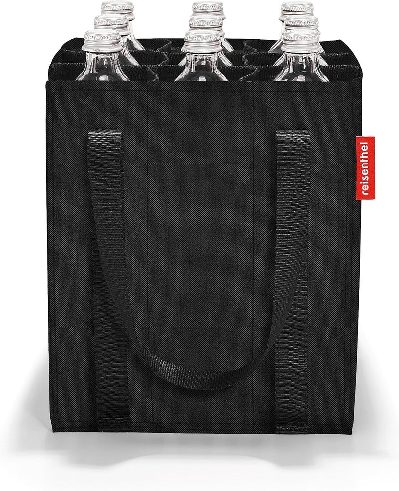 reisenthel Black Bottle Bag with Nine Compartments for 0.75-Litre Bottles - Image 2