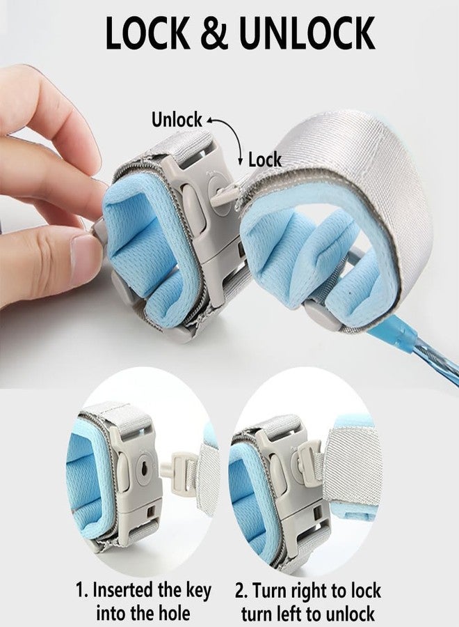 DKWIN Baby Anti-Lost Safety Wrist Link with Soft Cushion Strap, Stretchable Rope Leash and Secure Harness Design for Toddlers and Kids During Outdoor Walking, Travel and Crowded Places - Image 4