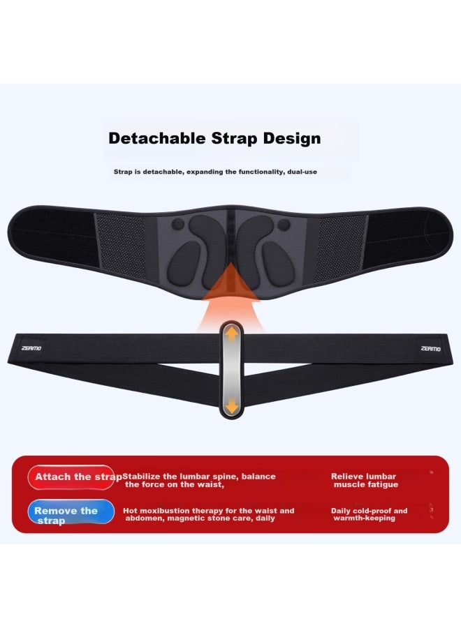 Zeamo Medical Graphene Self-heating Warming Uterine Belt For Lumbar Disc Herniation Lumbar Muscle Strain Lumbar Autumn And Winter Warmth Special Xl - Image 2