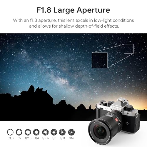 VILTROX 16mm f18 Z Lens for Nikon ZMount Full Frame Prime Wide Angle Autofocus DF Lens with LCD Screen AFMF Switch Compatible with Nikon Z Mount Z5 Z50 Z6 Z6II Z7 Z7II ZFC Z30 Z9 Z8 ZF - Image 3