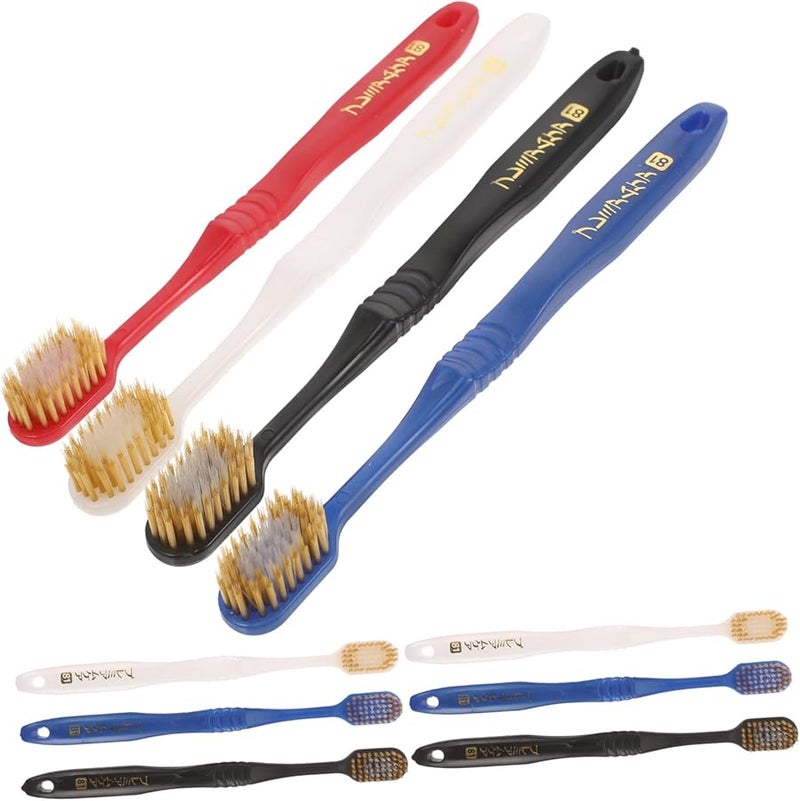 Bamboo Charcoal Toothbrushes 10 Pack Ultra Soft Bristles For Adults And Kids - Image 2