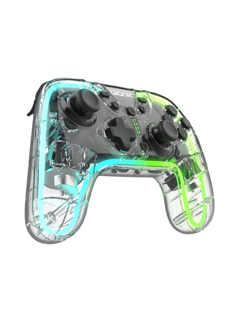 BIONIK dreamGEAR NeoGlow: Wireless RGB Gaming Controller for Nintendo Switch - Image 1