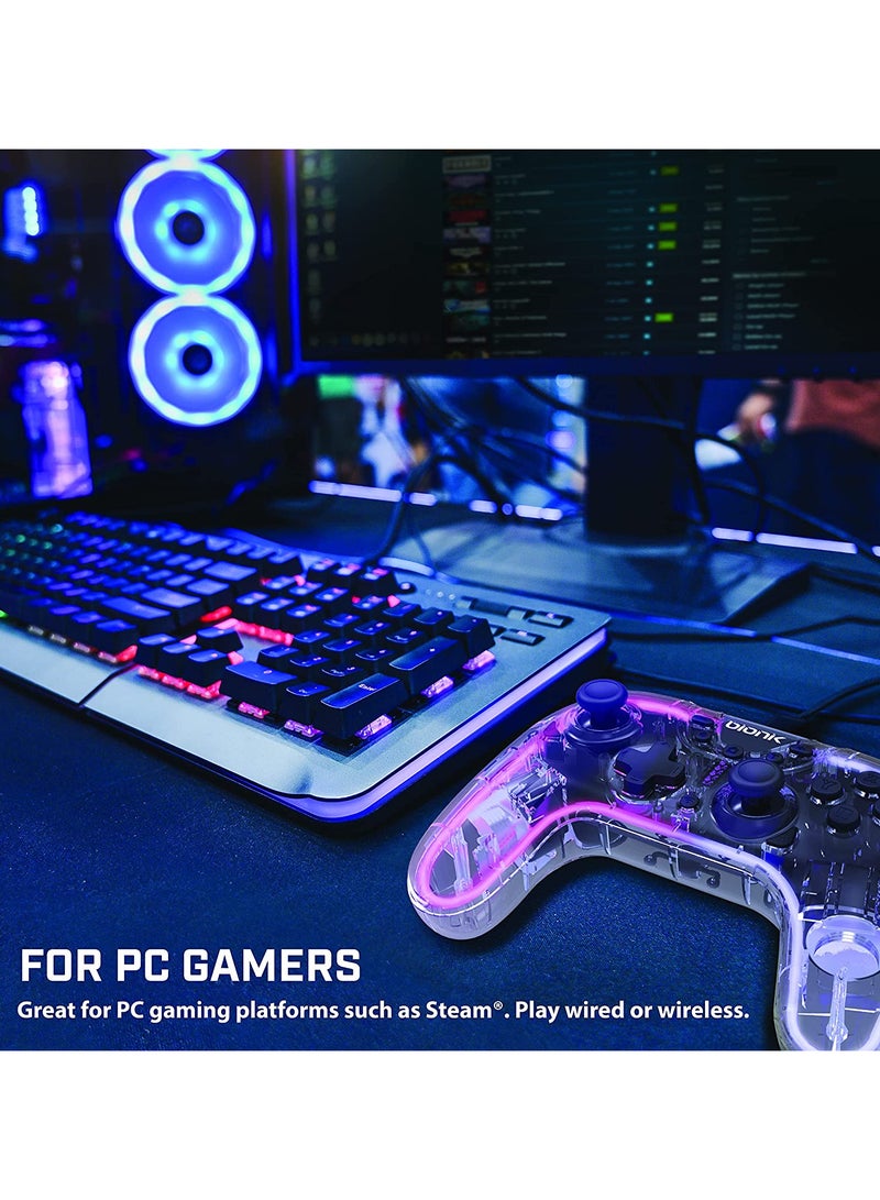 BIONIK dreamGEAR NeoGlow: Wireless RGB Gaming Controller for Nintendo Switch - Image 5