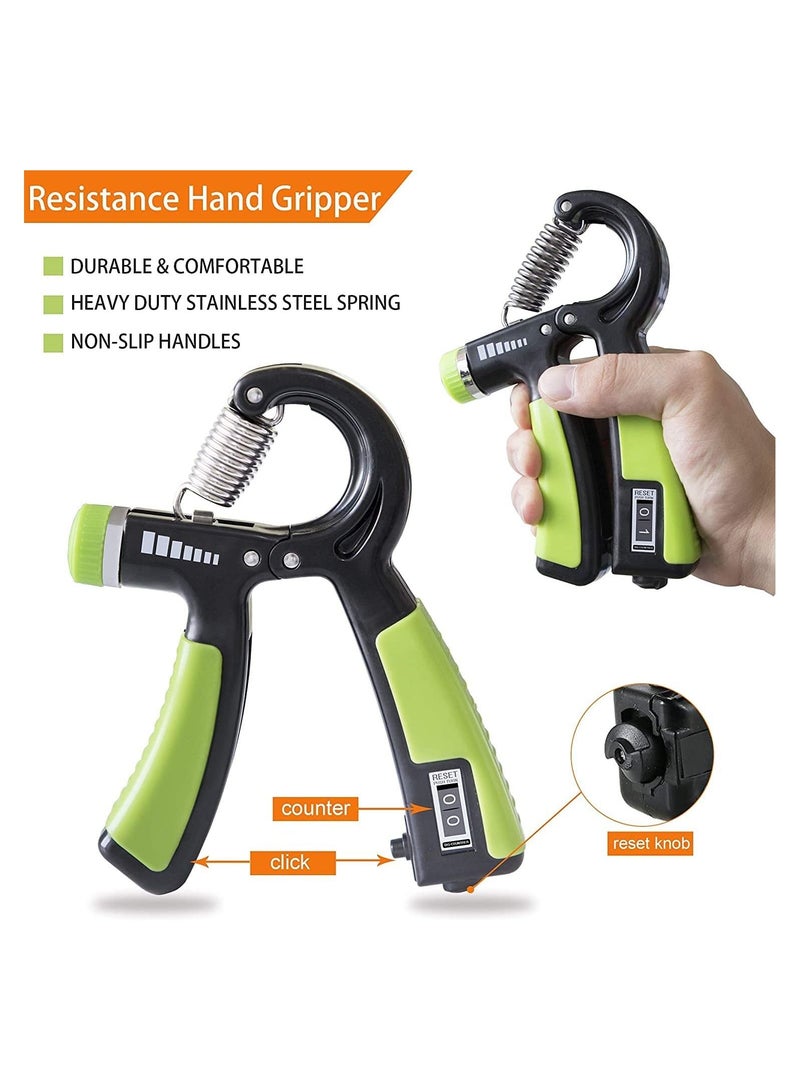 ULTIMAX Boxing Speed Bag 3 in 1 Hand Grip Set with Adjustable Resistance Hand Gripper, Palm Ring and Wrist Strengthener - Image 5
