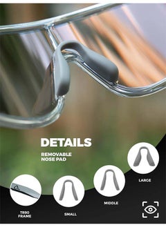 Rockbros ROCKBROS Photochromic Sunglasses for Men Women Cycling Glasses UV Protection Sports Sunglasses  - Image 4