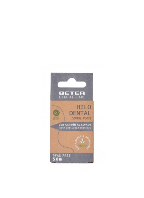 Beter Dental Care Dental Floss with Activated Charcoal 50m