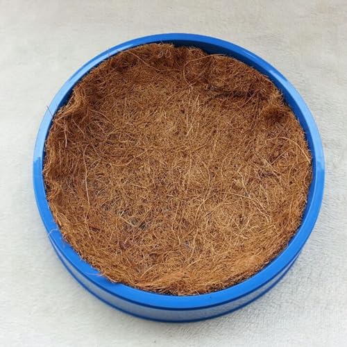 Ecjiuyi 6PCS Pigeon Nest Bowl,Plastic Bird Nest Bird Cage Breeding Hatching Nest with 6PCS Coconut Palm Mat for Racing Pigeons, Doves,Quails and Small Birds,Pet Cage Supplies - Image 4