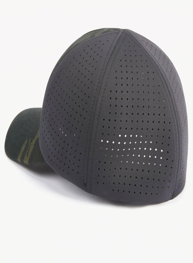 VIKTOS Men's Superperf MC Multicam Tactical Hat - Moisture-Wicking Adjustable Casual Pre-Curved Mid-Profile Baseball Cap, Multicam Black, Small-Medium - Image 2