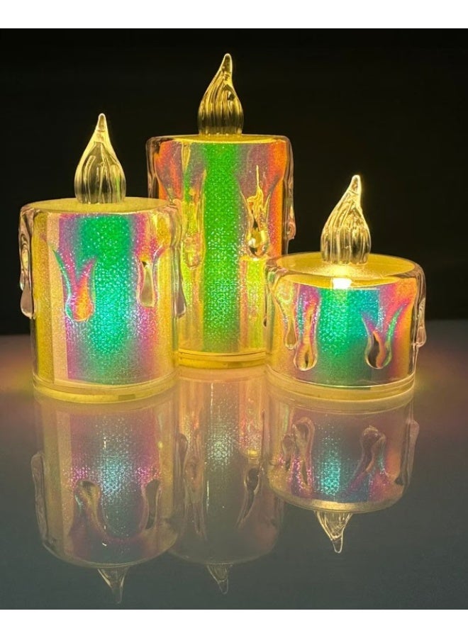 نجفة شوب شمعه LED ديكوريه بإضاءة دافئة،تضيف لمسة أنيقة،مناسبه للاسترخاء وتزيين المنزل |نجفة شوب - Image 2