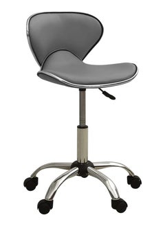 DubaiGallery Flannel Bar Stools Round Seat, Modern Casual High Barstool Chairs with Back Footrest, Counter Cafe Kitchen Breakfast Pub  - Image 1