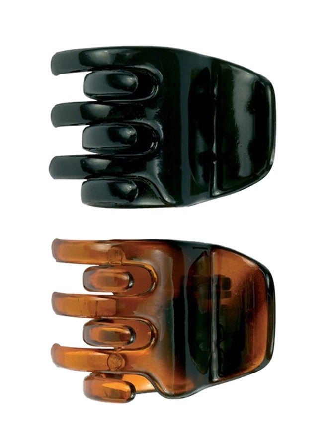 2 Piece Shell And Claw Hair Clip