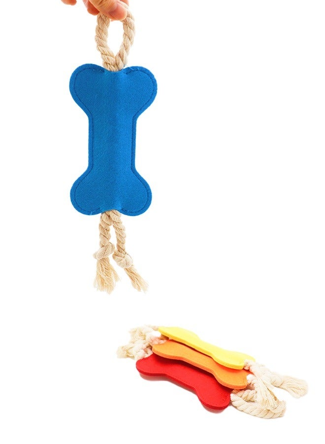 Dog Rope Toy, Interactive Dog Dental Chew Toy, Tough Cotton Natural Teeth Cleaning Chew Rope, Dogs Knot Training toy, Durable Chewable Rope Knot Dog Toy for Teething and Boredom Relief - Image 2