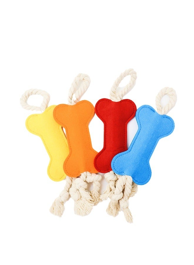 Dog Rope Toy, Interactive Dog Dental Chew Toy, Tough Cotton Natural Teeth Cleaning Chew Rope, Dogs Knot Training toy, Durable Chewable Rope Knot Dog Toy for Teething and Boredom Relief - Image 3