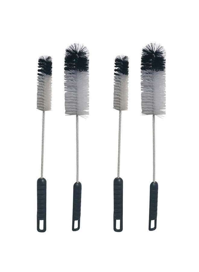 NewFerU Bottle Cleaning Brushes Long Handle Thin, Small Big Wire Cleaner Bendable Flexible for Water Wine Baby Bottles, Pipe, Tube, Hose, Flask (4) - Image 1