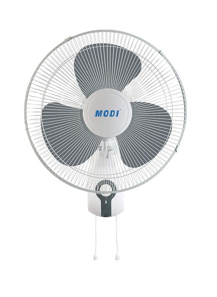 MODI Wall Fan Plastic Cooling Fan with 3 Wind Speed，Wall-mount-fan 45W , 16" White ,MD-HWF3001  - Image 1