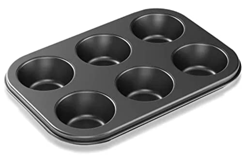 SHOAIB 6Cavities Muffin and Square Shape Brownie Cake Baking Moulds Combo Muffin Cupcake Tray Cake Baking Set Mini loaf pan Cake pan Combo - Image 4