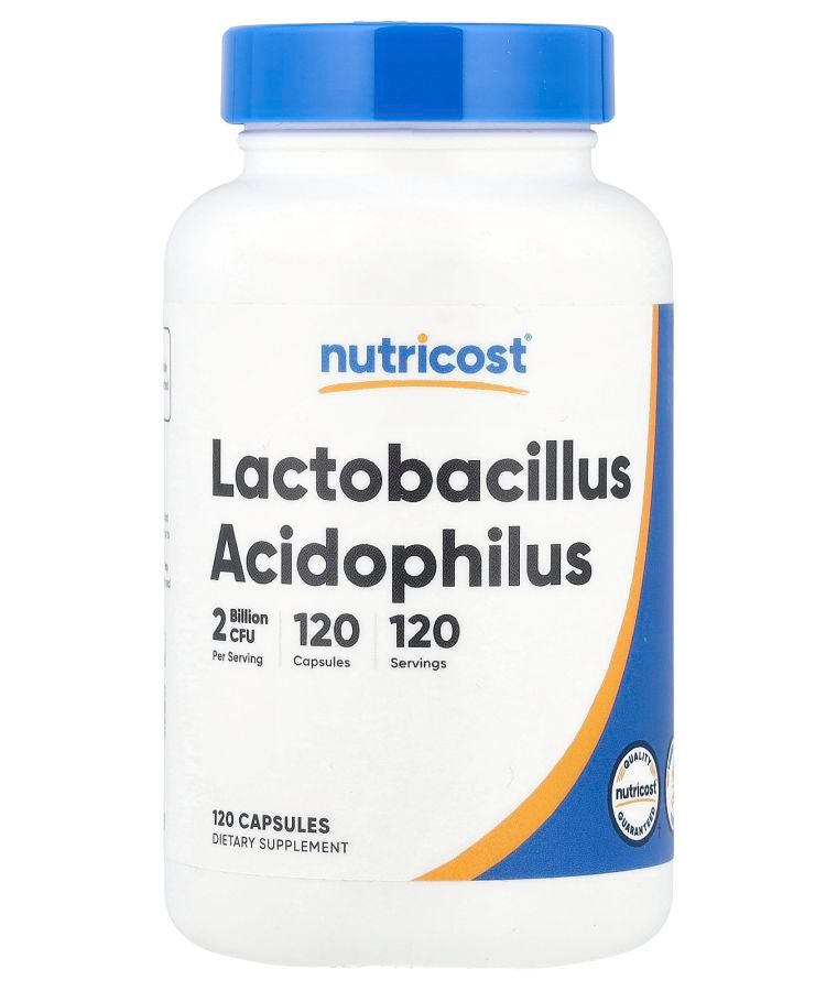 Nutricost Lactobacillus Acidophilus 50 mg (2 Billion CFU) 120 Capsules