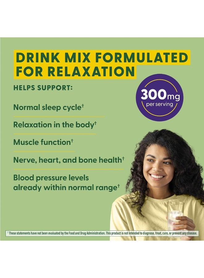 MegaFood Relax + Calm Magnesium Powder (Blackberry Hibiscus Oasis Flavor, 7.05Oz) - Image 4