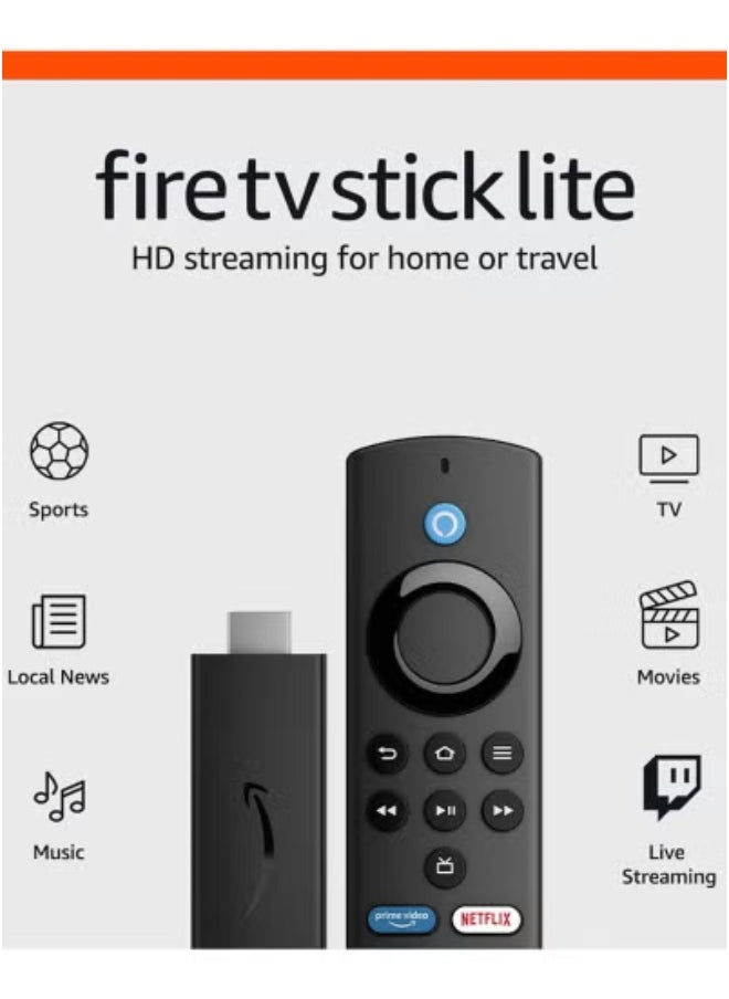 Generic HD Streaming Media Player with Voice Remote Lite – Compact 2nd Gen Streaming Stick for Full HD Streaming, Live TV, and Free Content Access – Smart Home Control Support with Alexa Voice Assistant – Easy Plug-and-Play Setup for Home Entertainment  - Image 3