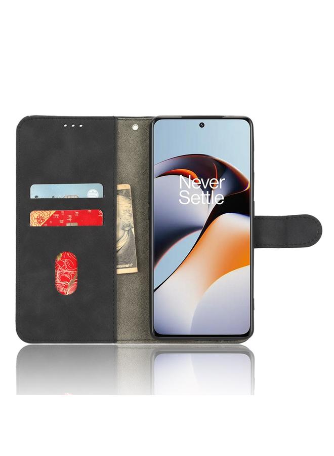 S-TOP Case For OnePlus 11R 5G / Ace 2 5G Skin Feel Magnetic Flip Leather Phone Case - Image 4