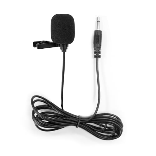 SHIDU Portable Lavalier Clip On Microphone 3.5mm Audio Compatible with All Voice Amplifiers - Image 1