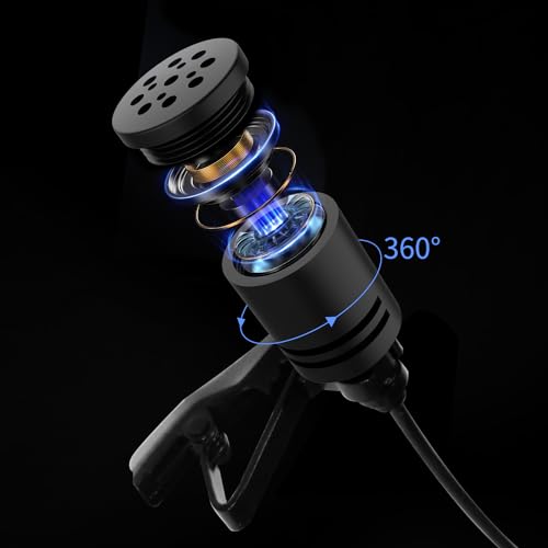 SHIDU Portable Lavalier Clip On Microphone 3.5mm Audio Compatible with All Voice Amplifiers - Image 3