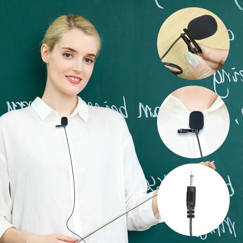 SHIDU Portable Lavalier Clip On Microphone 3.5mm Audio Compatible with All Voice Amplifiers - Image 2