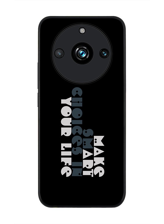 Stylizedd Rugged Black Edge case for Realme 11 Pro/Realme 11 Pro+, Custom Slim fit Flexible Anti Drop Thin Phone Case Cover - Make Art Your Life - Image 1