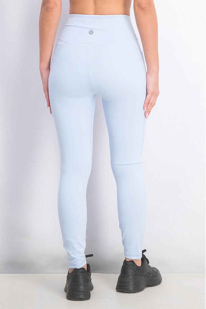 Gottex Women Sportswear Fit Training Leggings, Blue Moon - Image 2