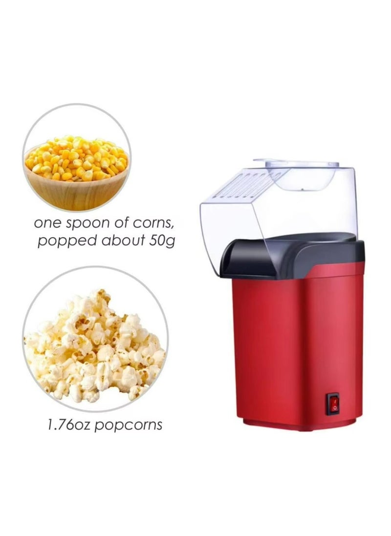 Generic Popcorn Popper Maker Electric Hot Air With Measuring Cup To Portion Popping Corn Kernels  - Image 2
