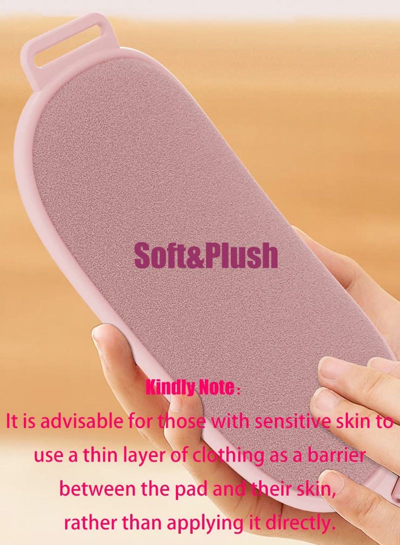 Excefore Portable Heating Pads for Cramps Menstrual, Cordless Period Cramp Pad, Electric Back Waist Pain Relief, Wireless Massage Heat Pad Women and Girls Fast Belly Wrap Belt(Pink)  - Image 5