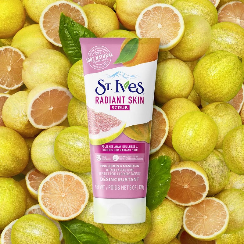 ST. Ives St Ives 150ml Radiant Skin Pink Lemon & Orange Scrub (Packaging may vary) - Image 3