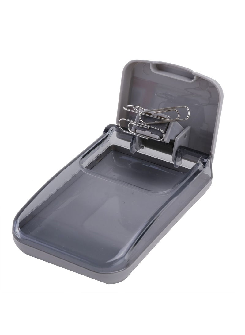 Deli 2-Piece Magnetic Paper Clip Dispenser - Image 2