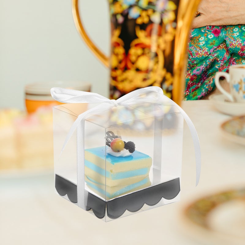 📦 علبة كعك صغيرة تغليف متعدد الاستخدامات للمناسبات والتجمعات تصميم متين - Image 1