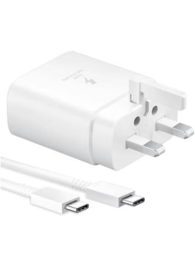 ELTRAZONE For Samsung 45w Fast Charger Type C Samsung Super Fast Charger 45W with 5FT USB-C Cable*2pcs, Android Charger for Samsung Galaxy S23 Ultra/S23/S23+/S22/S22 Ultra/S22+/Note 10/20/S20 (white-2pcs Cable) - Image 1