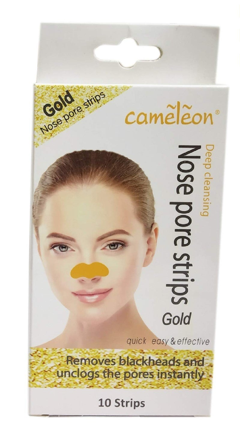 Cameleon Nose Pore and Blackhead Removel Strips, 10 Strips - Image 1