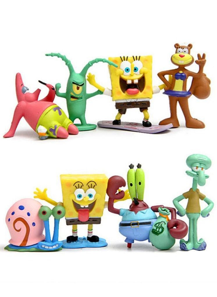 Exlene 8-Piece Waterproof Spongebob Squarepants Play Kit For Kids, Multicolour  - Image 1
