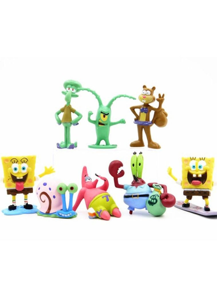 Exlene 8-Piece Waterproof Spongebob Squarepants Play Kit For Kids, Multicolour  - Image 2