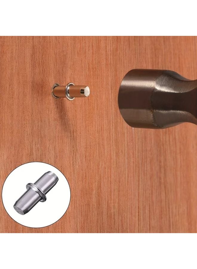 20pcs 5mm Nickel Plated Metal Rack Pins Sturdy Furniture Rack Support Brackets - Image 4