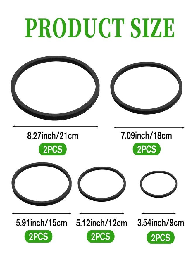 Yuomeaz 10 Pcs Fish Feeding Ring, 5 Sizes Aquarium Floating Plant Barrier, Round Floating Rings EVA Feeder Rings Float Plant Corral Fish Tank Accessories for Goldfish, Betta - Image 2