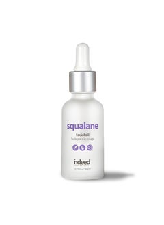 Indeed Labs INDEED LABS Squalane Facial Oil, Lightweight, Non-Greasy, Natural Moisturizing Oil for Face and Body, 1.0 fl oz (30 ml) 