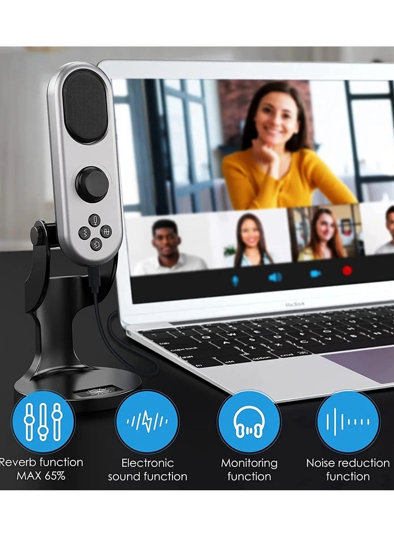 Jmary MC-PW7 Multifunctional USB Recording Microphone for Podcast Gaming and Live Streaming - Image 4