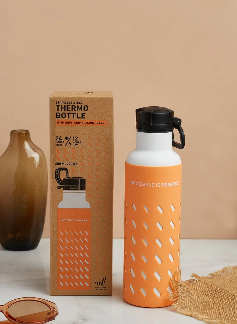 The Emirates Thermos Bottle With Soft Grip Silica