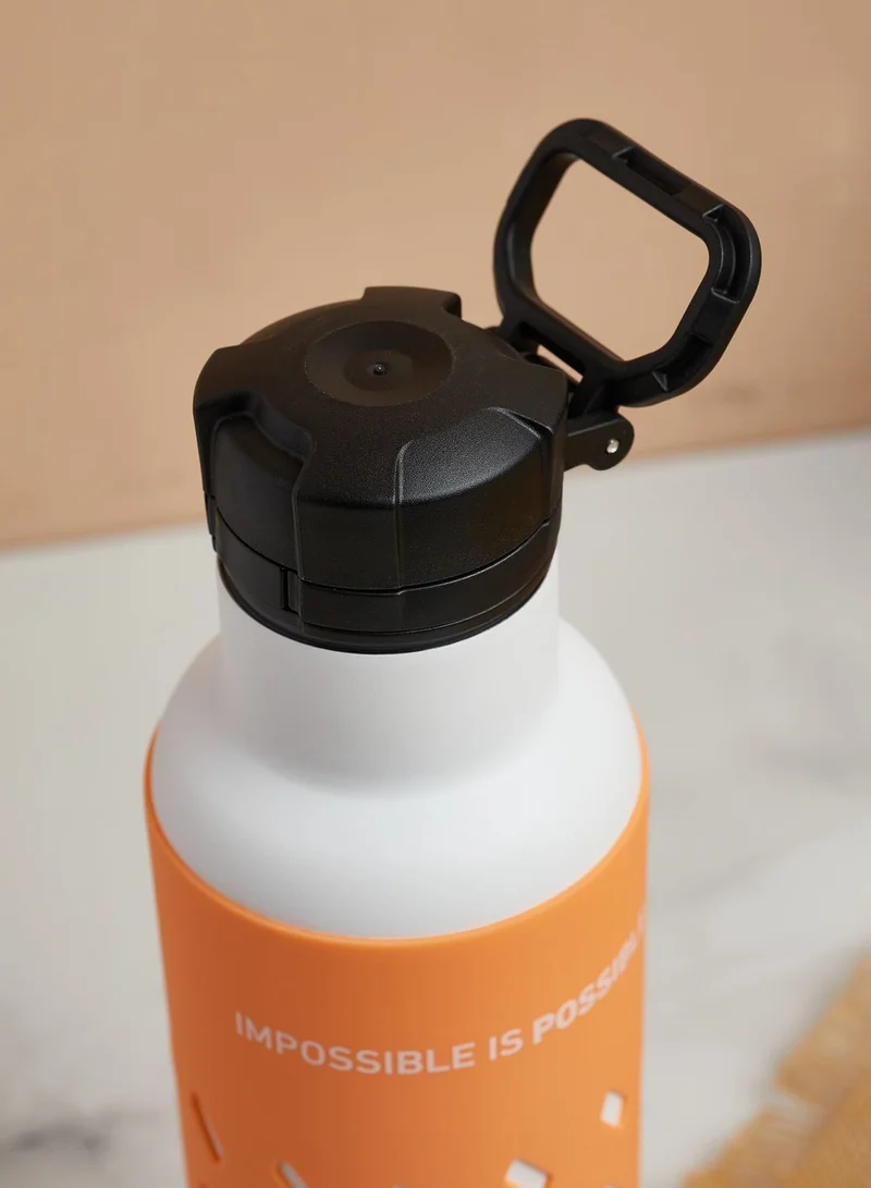 The Emirates Thermos Bottle With Soft Grip Silica